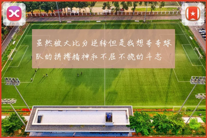 虽然被大比分逆转但是我想夸夸球队的拼搏精神和不屈不挠的斗志